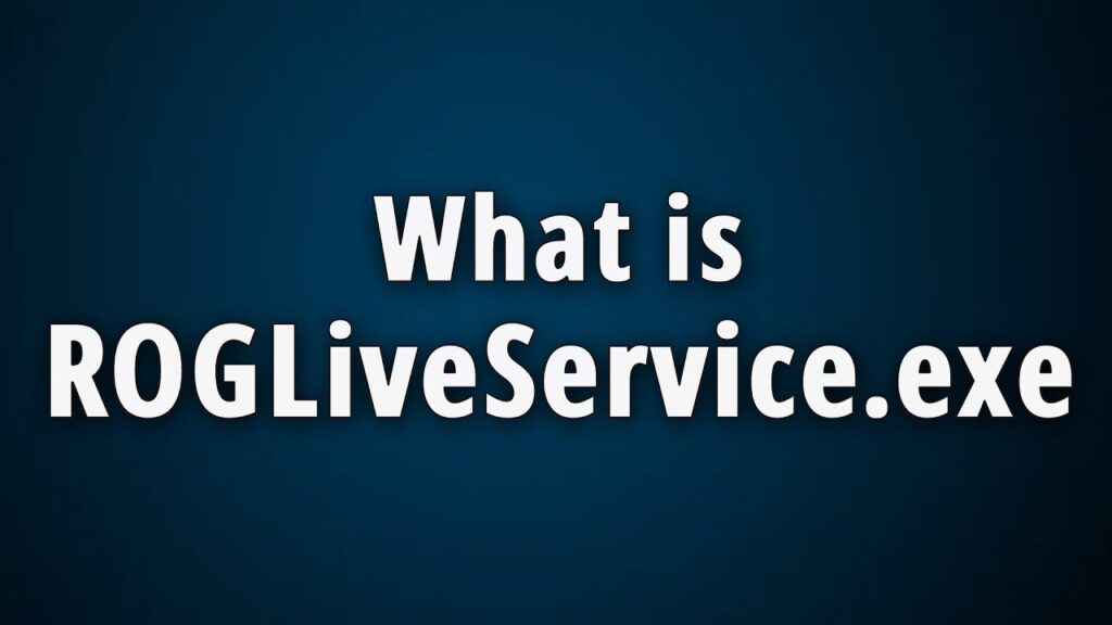 What Is ROG Live Service?