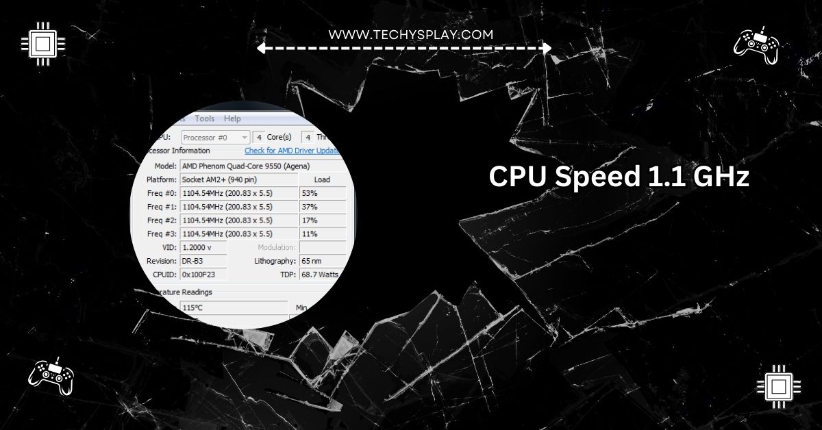 CPU Speed 1.1 GHz