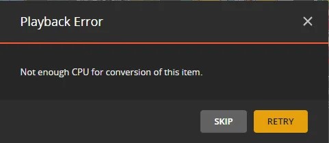 What Causes the “Not Enough CPU for Conversion of This Item” Error?
